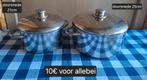 kookpotten 2stuks, Huis en Inrichting, Ophalen of Verzenden, Gebruikt