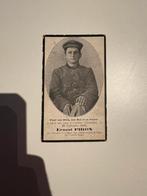 Overlijdensbericht Belgische soldaat WO1 #1, Verzamelen, Ophalen of Verzenden