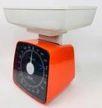 KRUPS type 875 vintage oranje keukenschaal tot 5 kg, Elektronische apparatuur, Analoog, Gebruikt, Ophalen of Verzenden, 1 tot 500 gram