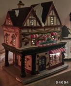 Keramiek Verlichte Kersthuisjes, Ophalen of Verzenden, Zo goed als nieuw