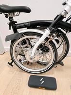 Brompton H6L 6 Versnellingen Electrisch met Swytch Air Max, Fietsen en Brommers, Ophalen, Zo goed als nieuw, Brompton, Versnellingen