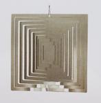 Tuindecoratie 3D spinner Mirror vierkant 30cm, Tuin en Terras, Tuinwanddecoratie, Ophalen of Verzenden, Nieuw