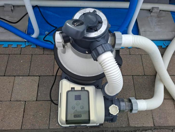 Intex zandfilterpomp van 2023, Tuin en Terras, Zwembad-toebehoren, Zo goed als nieuw, Ophalen