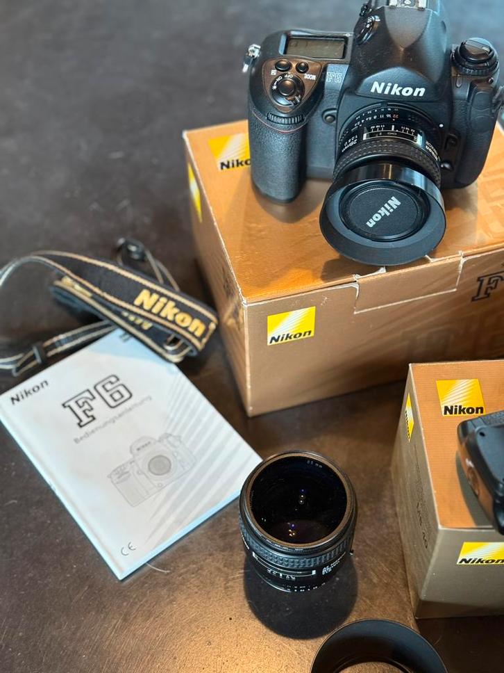 Nikon F6 set, Audio, Tv en Foto, Fotocamera's Analoog, Nikon, Ophalen of Verzenden