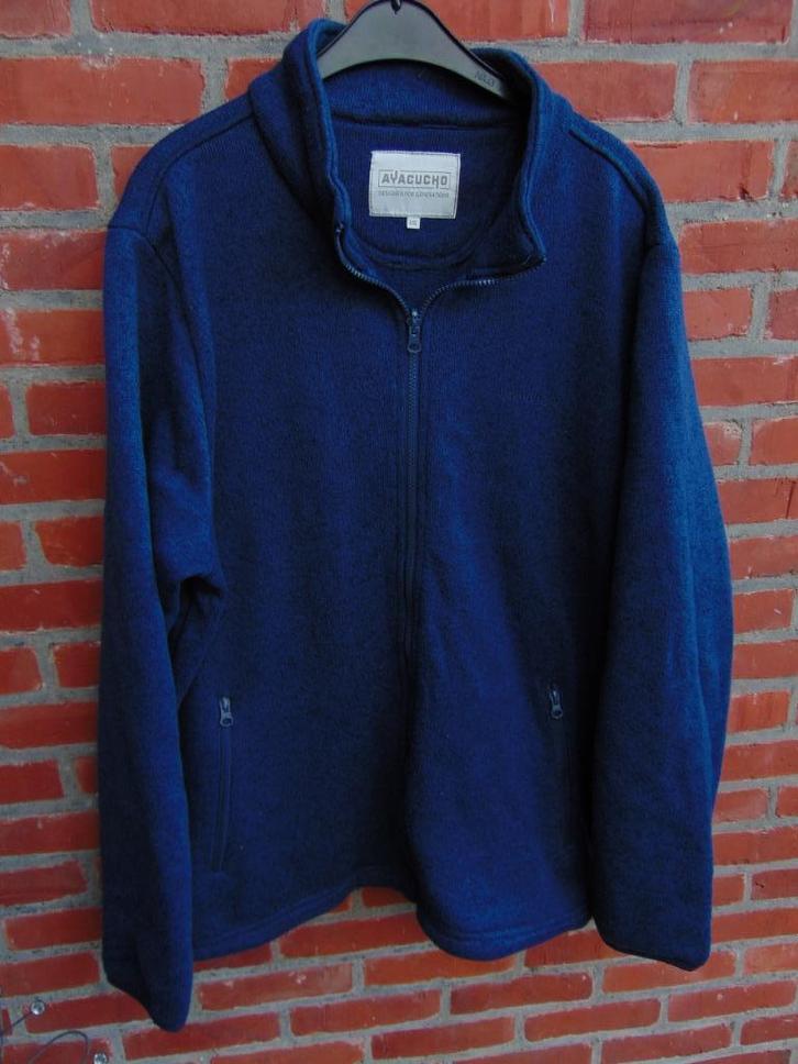 Vest Ayacucho fleece in nette staat, Kleding | Heren, Truien en Vesten, Gedragen, Maat 56/58 (XL), Blauw, Ophalen of Verzenden