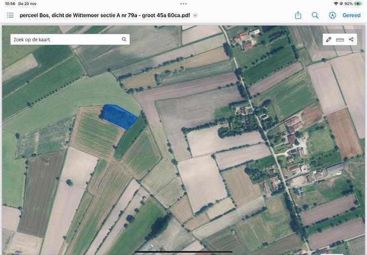 Perceel bosgrond, Immo, Gronden en Bouwgronden, 1500 m² of meer, Verkoop zonder makelaar