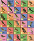 vignetten vogels   uitgifte APUI  1992  volledig vel, Verzenden, Postfris, Dier of Natuur