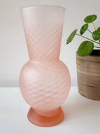 Midcentury Italiaans design frosted glas vaas Empoli, Italië, Antiek en Kunst, Ophalen of Verzenden