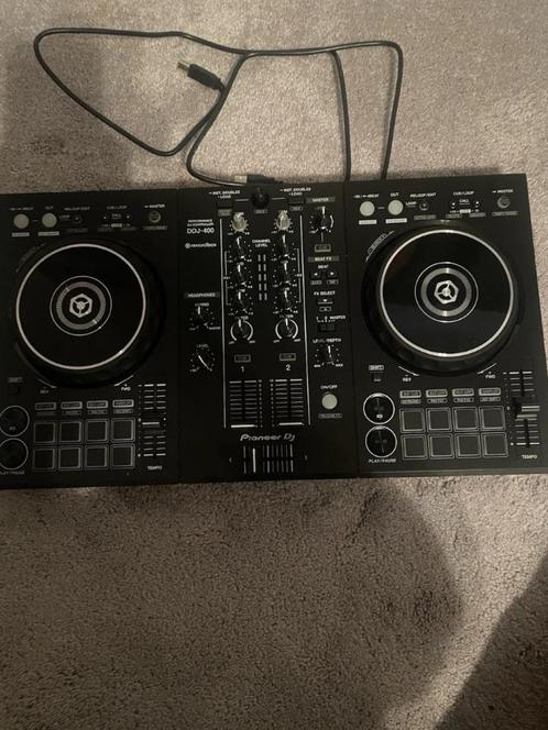 Pioneer DJ DDJ-400 Dubbele Deck Controller (Zwart), Audio, Tv en Foto, Versterkers en Ontvangers, Zo goed als nieuw, Pioneer, Ophalen of Verzenden