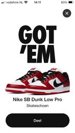 Nike SB Dunk Low 'Chicago' - J-Pack Maat 40,5, Nieuw, Sneakers, Ophalen of Verzenden, Nike