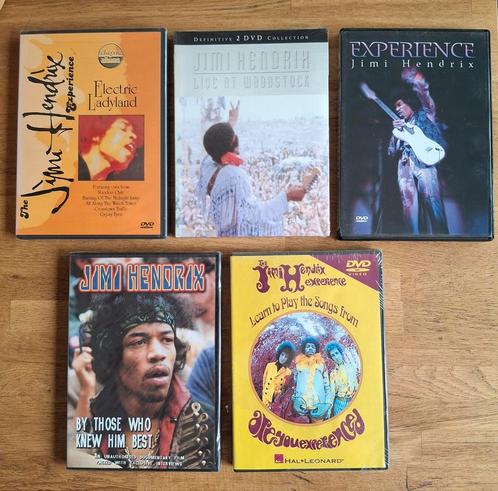 5 muziek dvd's Jimi Hendrix., Cd's en Dvd's, Dvd's | Muziek en Concerten, Zo goed als nieuw, Ophalen