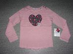 Meisjes t - shirt met lange mouwen. Maat 128, Enlèvement ou Envoi, Comme neuf, Fille, Okaidi
