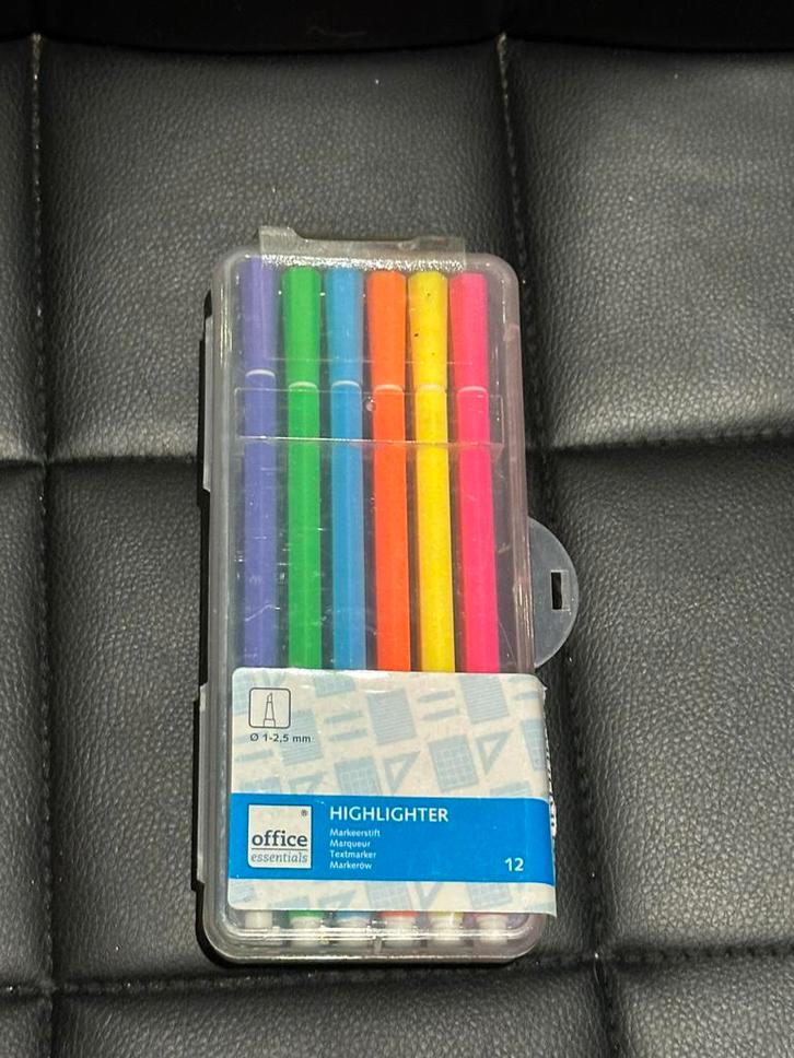 Feutre pointe plate, Hobby en Vrije tijd, Tekenen, Zo goed als nieuw, Ophalen of Verzenden