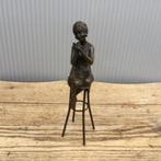Bronzen beeldje, Antiek en Kunst, Kunst | Beelden en Houtsnijwerken, Ophalen of Verzenden