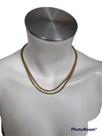 collier en métal doré pour femme 90cm, Bijoux, Sacs & Beauté, Colliers, Comme neuf, Or, Enlèvement ou Envoi, Or
