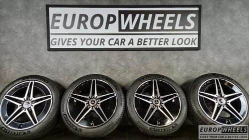 18 inch Mercedes C klasse W206 AMG Zwart zomerbanden, Auto-onderdelen, Banden en Velgen, Banden en Velgen, Zomerbanden, 18 inch