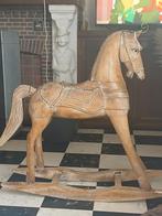 Antiek schommelpaard, Ophalen, Gebruikt, Paard