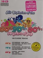 The Explosion of the 60's 70's 80's - 30 years of Pop (10CD), Comme neuf, Coffret, Enlèvement ou Envoi, 1960 à 1980