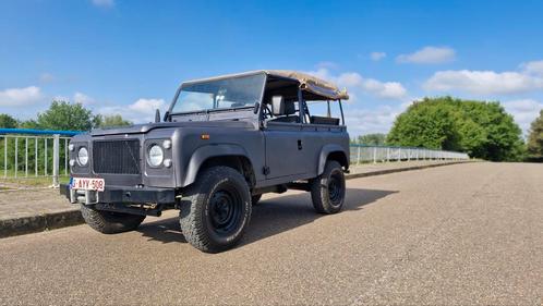 Defender 90 oldtimer 1991 - 180.000km cabrio, Auto's, Land Rover, Particulier, Trekhaak, Defender, Diesel, Cabriolet, Handgeschakeld