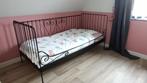Zwart, metalen bed, Huis en Inrichting, Ophalen, Gebruikt, Eenpersoons, Zwart
