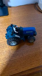 Blauwe Tractor + Boer! Speelgoedvoertuig! Speelgoed Tractor!, Kinderen en Baby's, Ophalen of Verzenden, Gebruikt