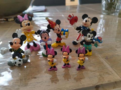 Figurines Mickey et Minnie Walt Disney, Collections, Disney, Comme neuf, Statue ou Figurine, Enlèvement ou Envoi