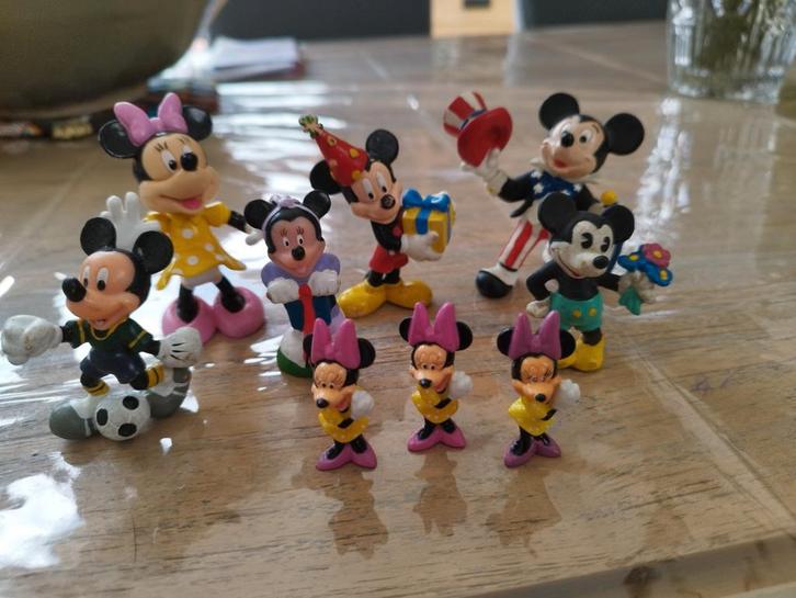 Figurines Mickey et Minnie Walt Disney, Verzamelen, Disney, Zo goed als nieuw, Beeldje of Figuurtje, Ophalen of Verzenden