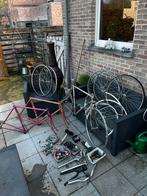 Lot vintage racefietsen, wielen en onderdelen, Ophalen, Jaren '60 of nieuwer