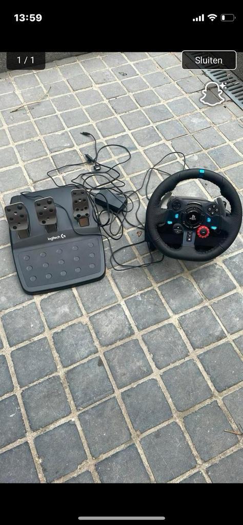 Logitech G29 Driving Force – Race stuur + pedalen, Games en Spelcomputers, Spelcomputers | Xbox | Accessoires, Zo goed als nieuw