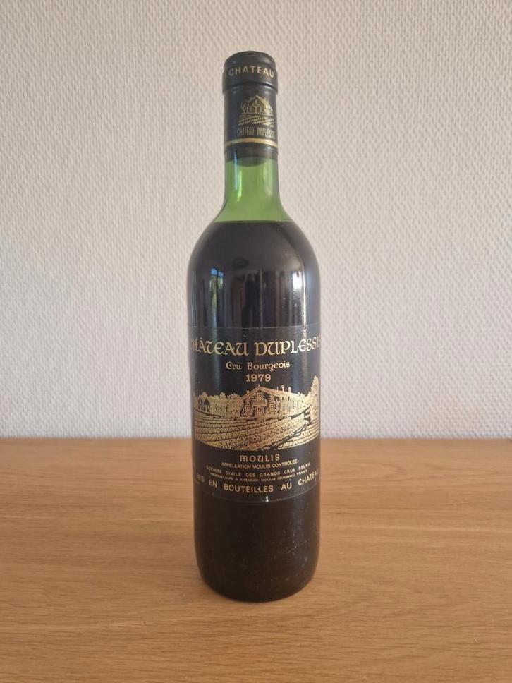 Château Duplessis - 1979 - Moulis en Médoc - 75 cl, Verzamelen, Wijnen, Nieuw, Rode wijn, Frankrijk, Vol, Ophalen of Verzenden