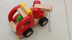 Goki houten takelwagen, Kinderen en Baby's, Speelgoed |Speelgoedvoertuigen, Ophalen of Verzenden, Gebruikt