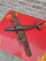Oud speelgoed blikken vliegtuig Junker  merk Joustra, Antiek en Kunst, Ophalen of Verzenden