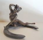 Bronze ancien Art Nouveau, nu, G Recipon, vers 1896, Enlèvement ou Envoi