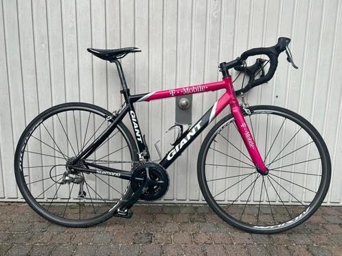 Giant T-Mobile maat M, Fietsen en Brommers, Fietsen | Racefietsen, Gebruikt, Giant, Meer dan 20 versnellingen, Aluminium, 53 tot 57 cm