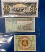 Veel UNC Wereldbankbiljetten, Postzegels en Munten, Munten en Bankbiljetten | Verzamelingen