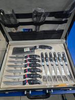 Mallette de couteaux PLATINUM - Neuf, Maison & Meubles, Cuisine | Couverts, Enlèvement