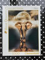Puzzle Clementoni Elephant 1000 pièces de haute qualité, Enlèvement ou Envoi
