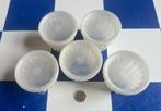 Tupperware vintage vormpjes pudding/dessert, Ophalen of Verzenden, Nieuw, Wit