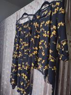Vero moda top lang maxi rok kimono set zwart geel S, Vêtements | Femmes, Jupes, Comme neuf, Taille 36 (S), Noir, Sous le genou