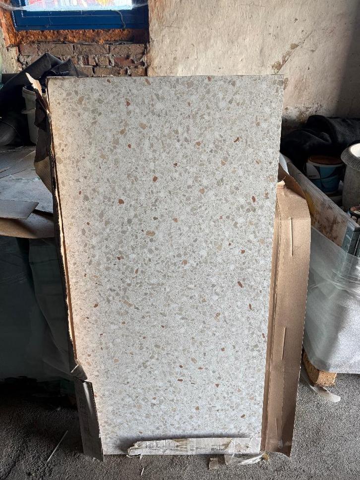 Tegel Effect Terrazzo Look 1200x600, Bricolage & Construction, Dalles & Carrelages, Neuf, Carrelage de sol, Granit, 60 cm ou plus