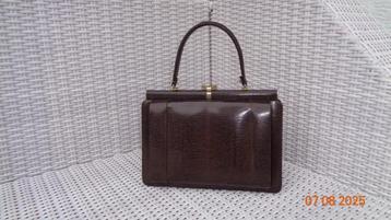 Vintage handtas: slangenleer beschikbaar voor biedingen