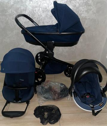 Quinny Moodd 3 Navy Blu kinderwagen 3- in-1 Complete beschikbaar voor biedingen