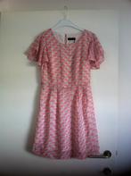 Retro jurk met roze kersenprint Vero Moda (maat 36) NIEUW, Nieuw, Ophalen of Verzenden, Roze, Maat 36 (S)