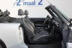 MINI Cabrio Cooper 1.6i Leder/Airco 3 JAAR garantie!, Auto's, Mini, Zwart, 4 cilinders, Cabriolet, 116 pk