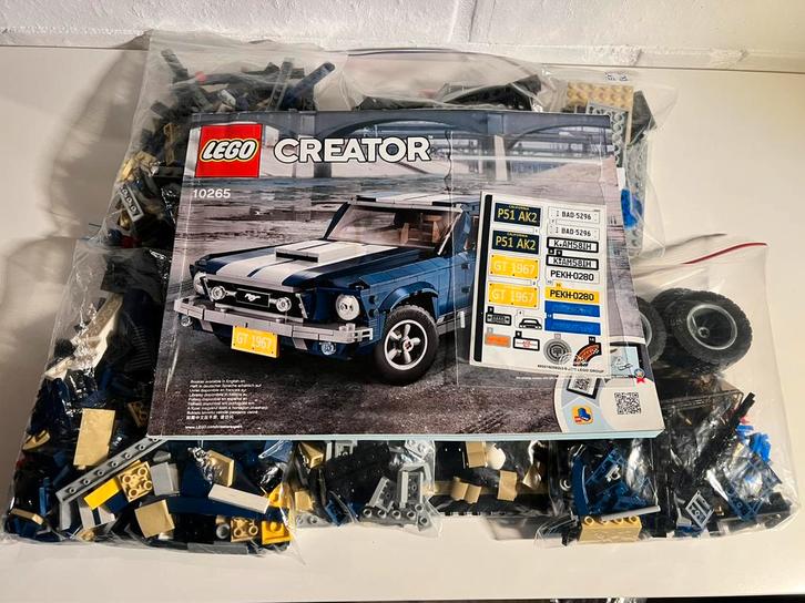 Lego Creator 10265 Ford Mustang, Kinderen en Baby's, Speelgoed | Duplo en Lego, Zo goed als nieuw, Lego, Complete set, Ophalen