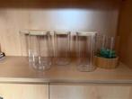 Bocaux en verre 1,5 L - Lot de 4 - neufs, Maison & Meubles, Enlèvement, Neuf, Autres types