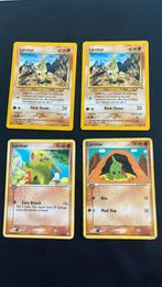 4 pokemonkaarten, Naam: larvitar., Ophalen of Verzenden, Zo goed als nieuw, Meerdere kaarten