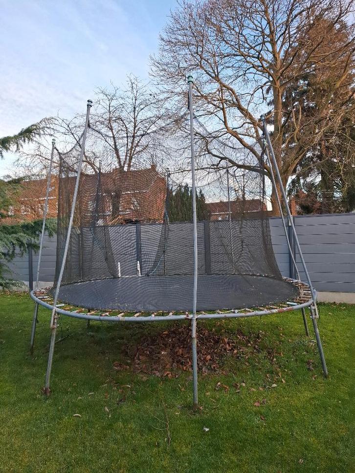 grote trampoline, diameter 3 m 60, Kinderen en Baby's, Speelgoed | Buiten | Trampolines, Gebruikt, Ophalen