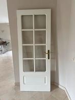 Binnendeur 211,5 x 82,5, Ophalen, Zo goed als nieuw, Glas, Binnendeur
