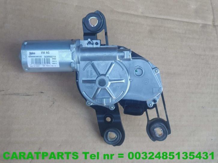 5G0955711 ruitenwissermotor vw ruitenwissermechaniek seat, Auto-onderdelen, Ruiten en Toebehoren, Seat, Volkswagen, Skoda, Gebruikt